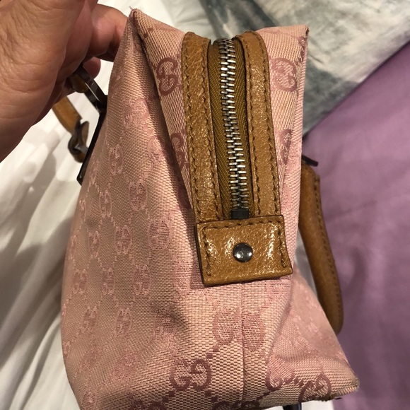 Gucci Pink GG Canvas Satchel, Great Condition❤️ - Picture 5 of 16